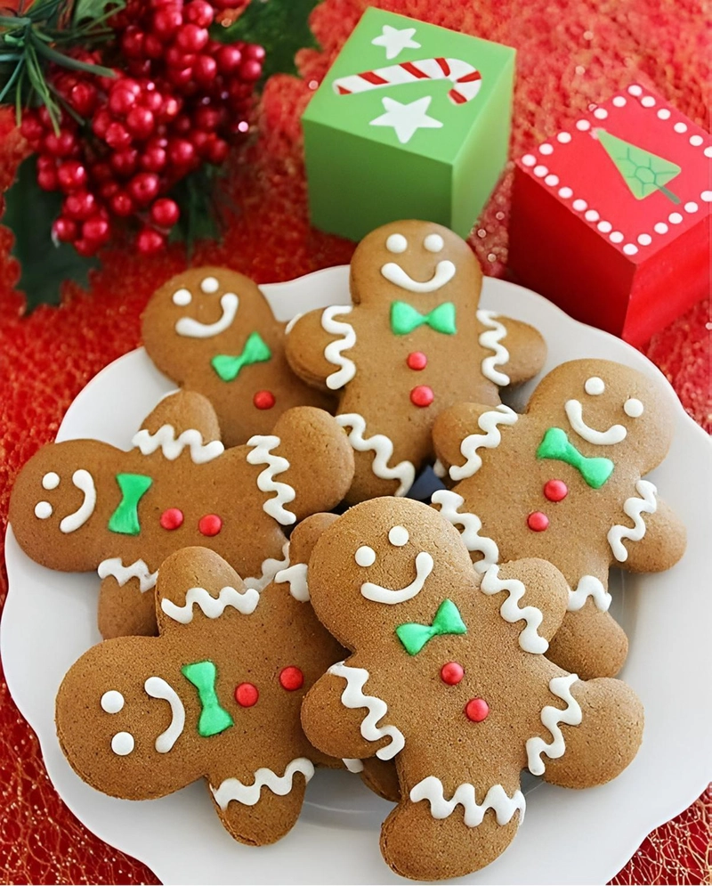 SET 4 CORTADOR GALLETAS NAVIDAD MOLDE GALLETA DE JENGIBRE - 2