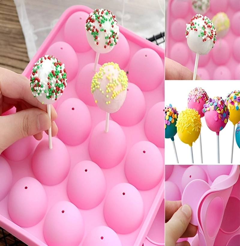 MOLDE DE SILICONA CAKEPOP MOLDE SILICONA CAKE POP 20 ESFERAS - 2