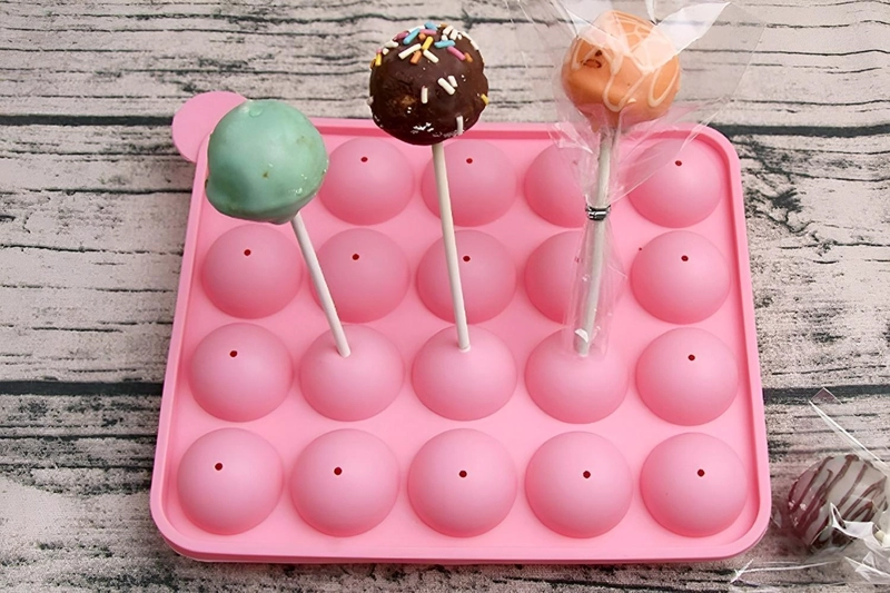 MOLDE DE SILICONA CAKEPOP MOLDE SILICONA CAKE POP 20 ESFERAS - 8