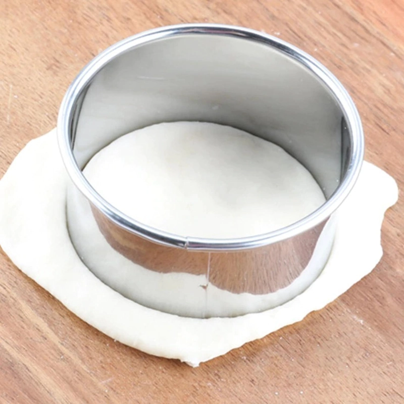 14 MOLDES GALLETAS CIRCULO MOLDE DE GALLETA CORTADOR GALLETA - 5