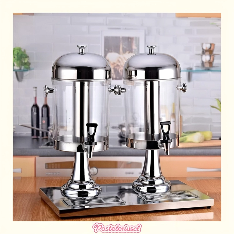 DISPENSADORES DOBLE DE BEBIDAS PARA FIESTAS JARRAS DE 4.5L - 4