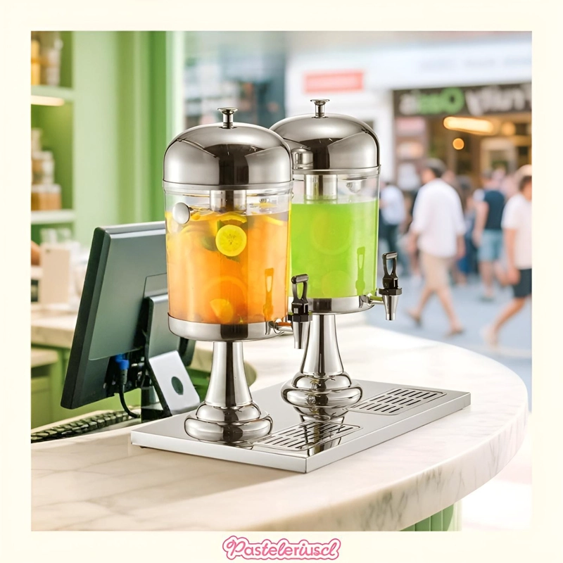 DISPENSADORES DOBLE DE BEBIDAS PARA FIESTAS JARRAS DE 4.5L - 5