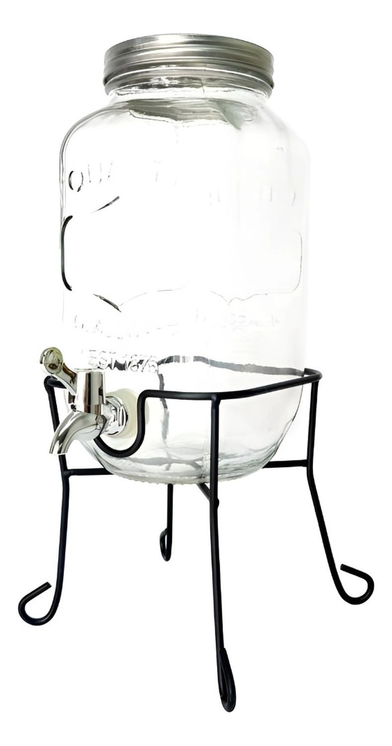 DISPENSADOR DE JUGO CON ATRIL DISPENSADORES BEBIDAS TARRO 4L - 8