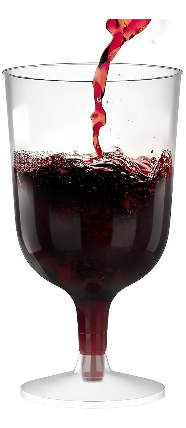30 COPAS DE VINO COPA ACRILICO COPA PLASTICO COPAS 6OZ/177ML TRANSPARENTE - 4