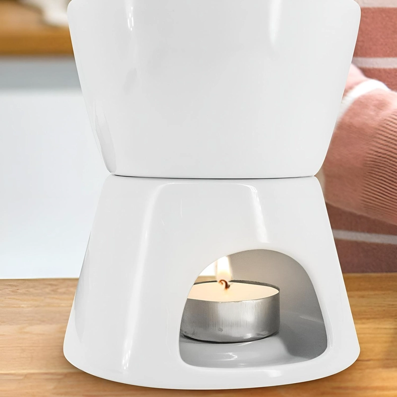 FONDUE CHOCOLATE JUEGO DE FONDUE CERAMICA FONDUE QUESO 11PCS - 5