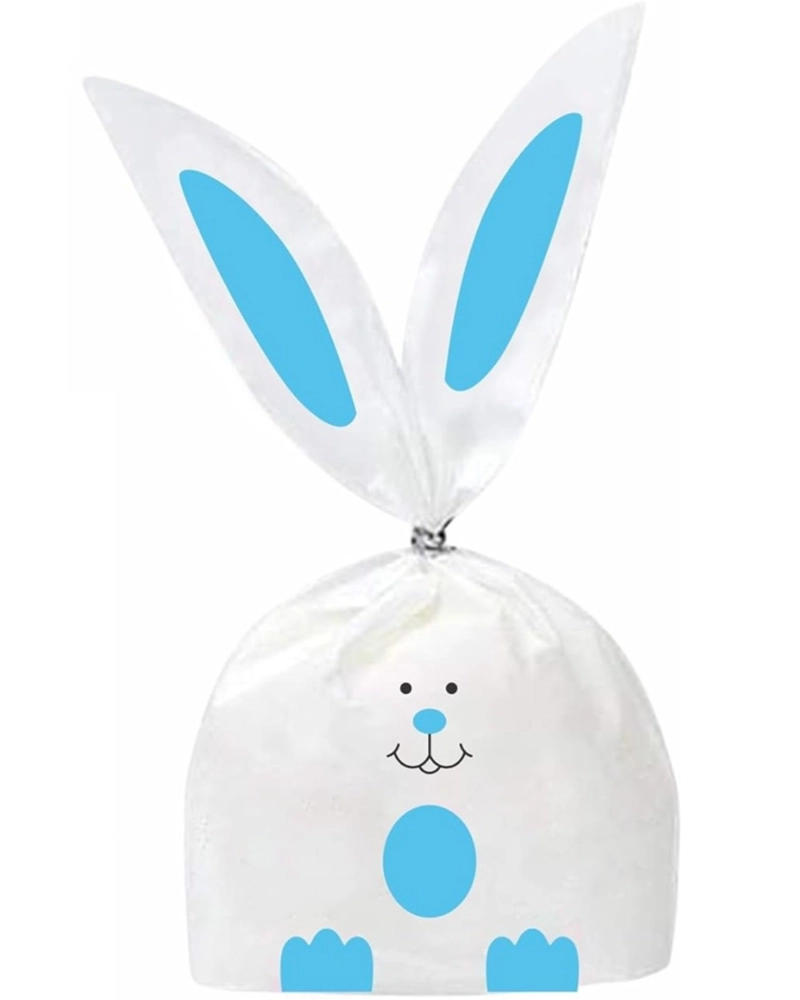 PACK X100 BOLSAS DE PLASTICO PARA DULCES DE PASCUA BOLSAS DE REGALOS PARA NIÑOS TAMAÑO 22X13CM - 4
