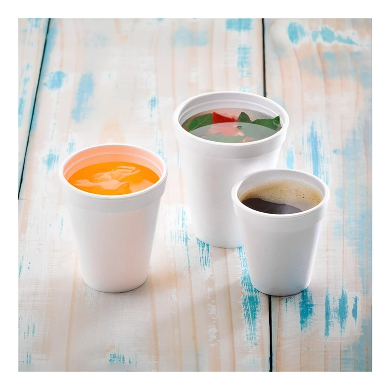 25 VASOS DESECHABLES PLUMAVIT TERMICO VASO CAFE 8OZ 240ML BLANCO - 2