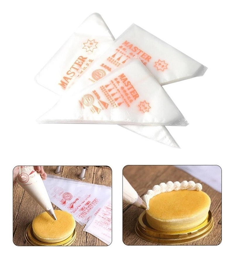 PACK X100 MANGAS PASTELERAS DESECHABLES MANGA DESECHABLE M - 1