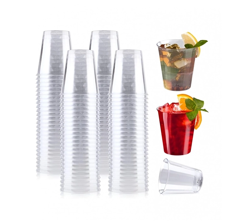25 VASOS ACRILICOS POSTRES VASOS PLASTICOS VASOS POSTRE 2OZ - 1
