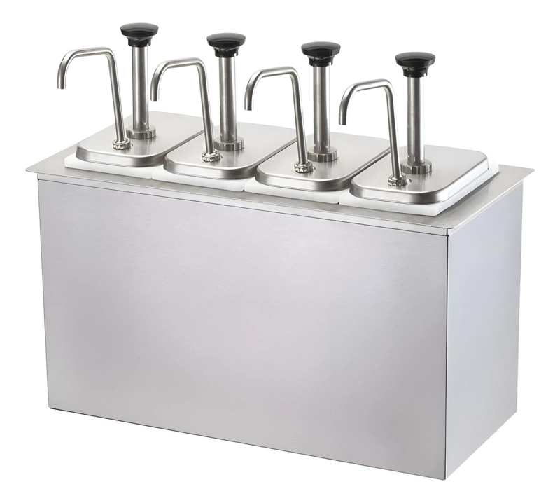 DISPENSADOR DE SALSA DISPENSADOR BOMBA DOSIFICADOR SALSA 8L - 6