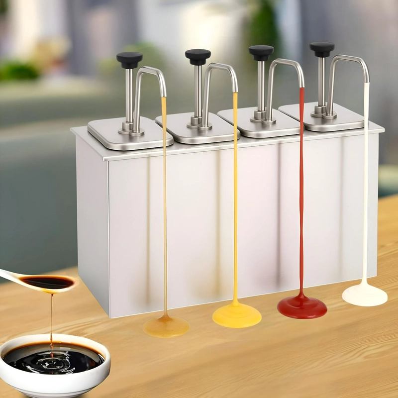 DISPENSADOR DE SALSA DISPENSADOR BOMBA DOSIFICADOR SALSA 8L - 8
