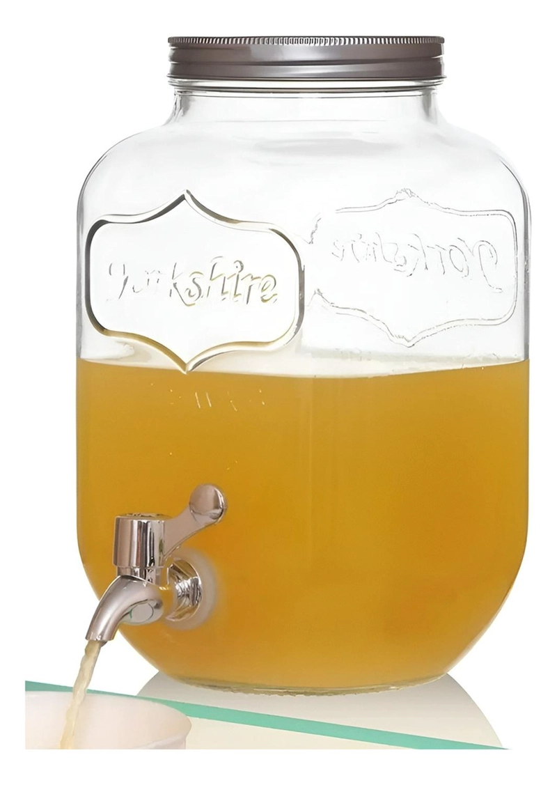 JARRO PARA JUGOS DISPENSADOR DE BEBIDAS JARRO DE VIDRIO 5L - 5