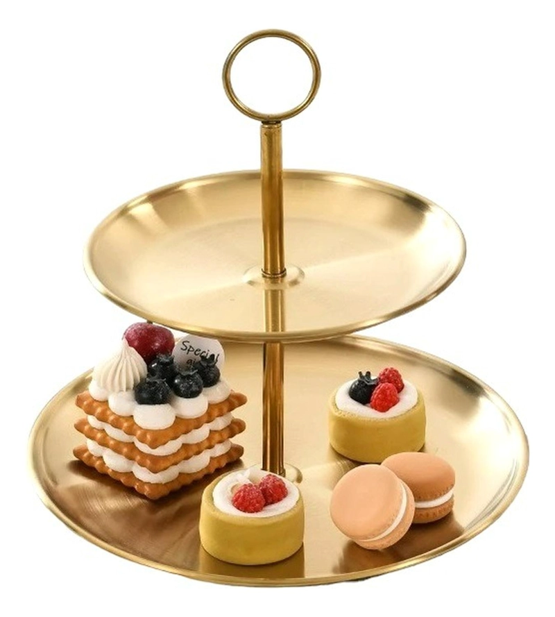 PORTA CUPCAKE PORTA TORTA EXHIBIDOR CANDY BAR SOPORTE 2NIVEL - 1