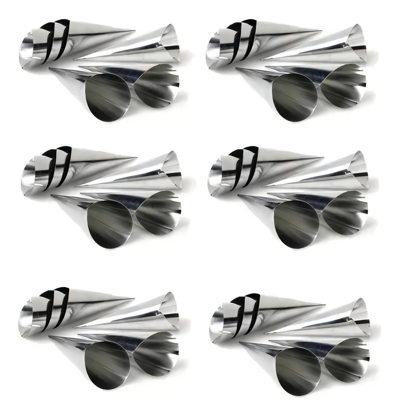 PACK X36 MOLDE CONO MOLDE PARA CANNOLI MOLDE CACHITO MOLDE CROISSANT MOLDE PAN DANES CONO MOLDE PARA - 1