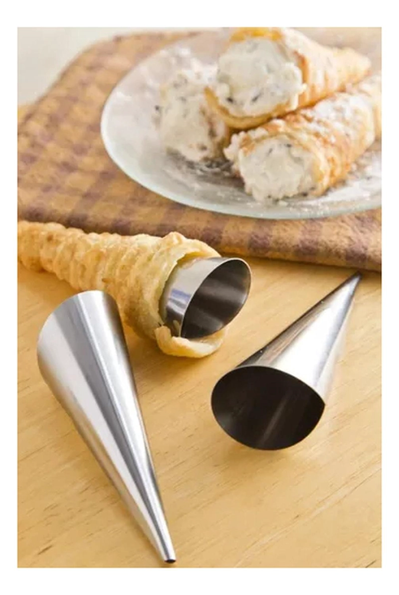 PACK X36 MOLDE CONO MOLDE PARA CANNOLI MOLDE CACHITO MOLDE CROISSANT MOLDE PAN DANES CONO MOLDE PARA - 4
