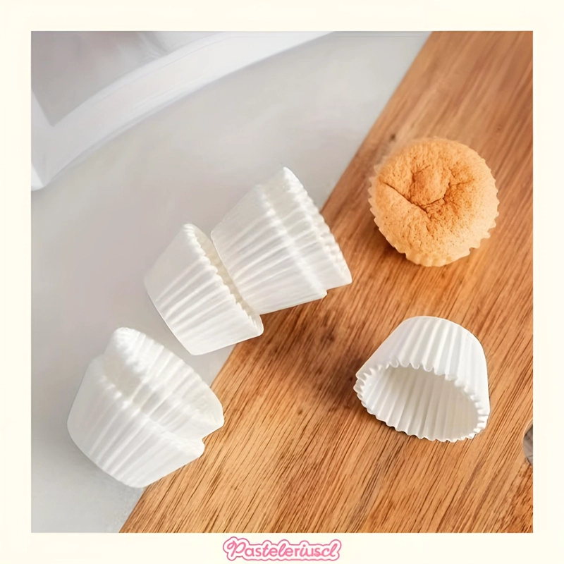PACK X100 CAPSULA PARA HORNEAR CAPSULAS CUPCAKES CAPSULA 4CM - 2