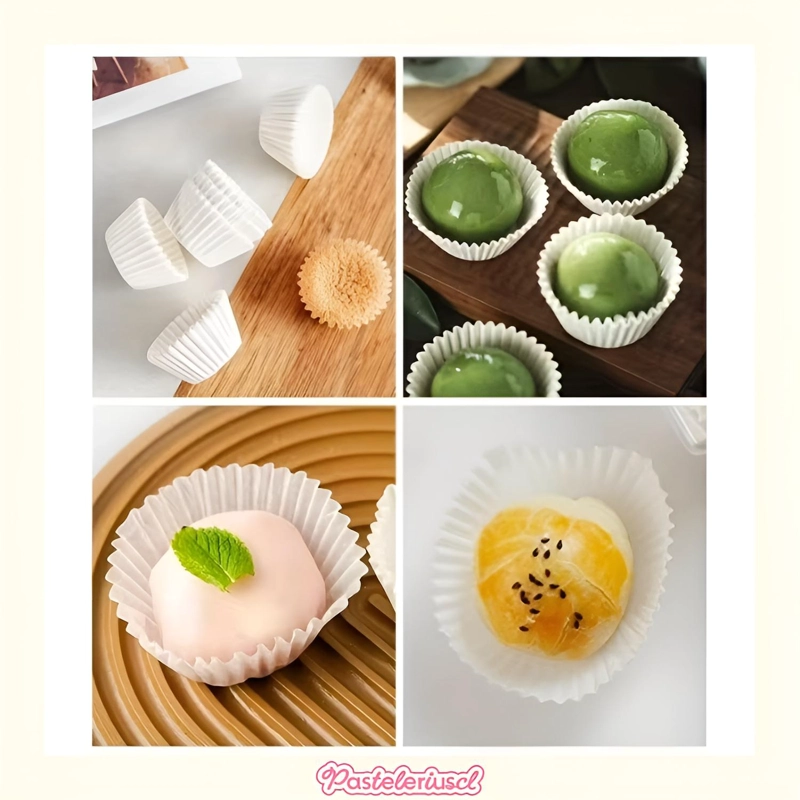 PACK X100 CAPSULA PARA HORNEAR CAPSULAS CUPCAKES CAPSULA 4CM - 5