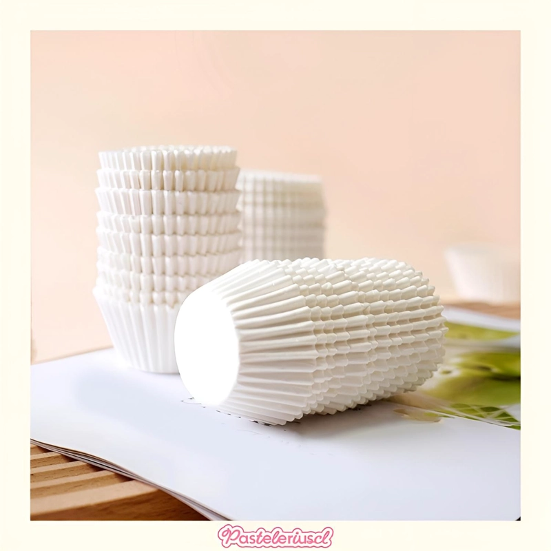 PACK X100 CAPSULA PARA HORNEAR CAPSULAS CUPCAKES CAPSULA 4CM - 6