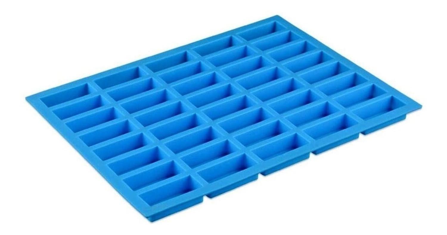 MOLDES SILICONA BARRA CHOCOLATE MOLDES HIELO MOLDE JABON AZUL - 5