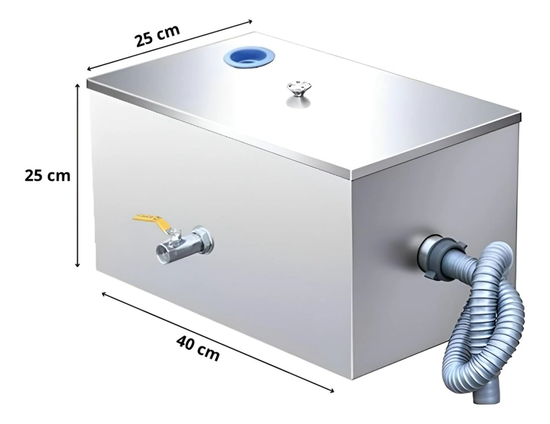 TRAMPA DE GRASA CAMARAS DESGRASADORAS TRAMPA GRASA COMERCIAL - 3
