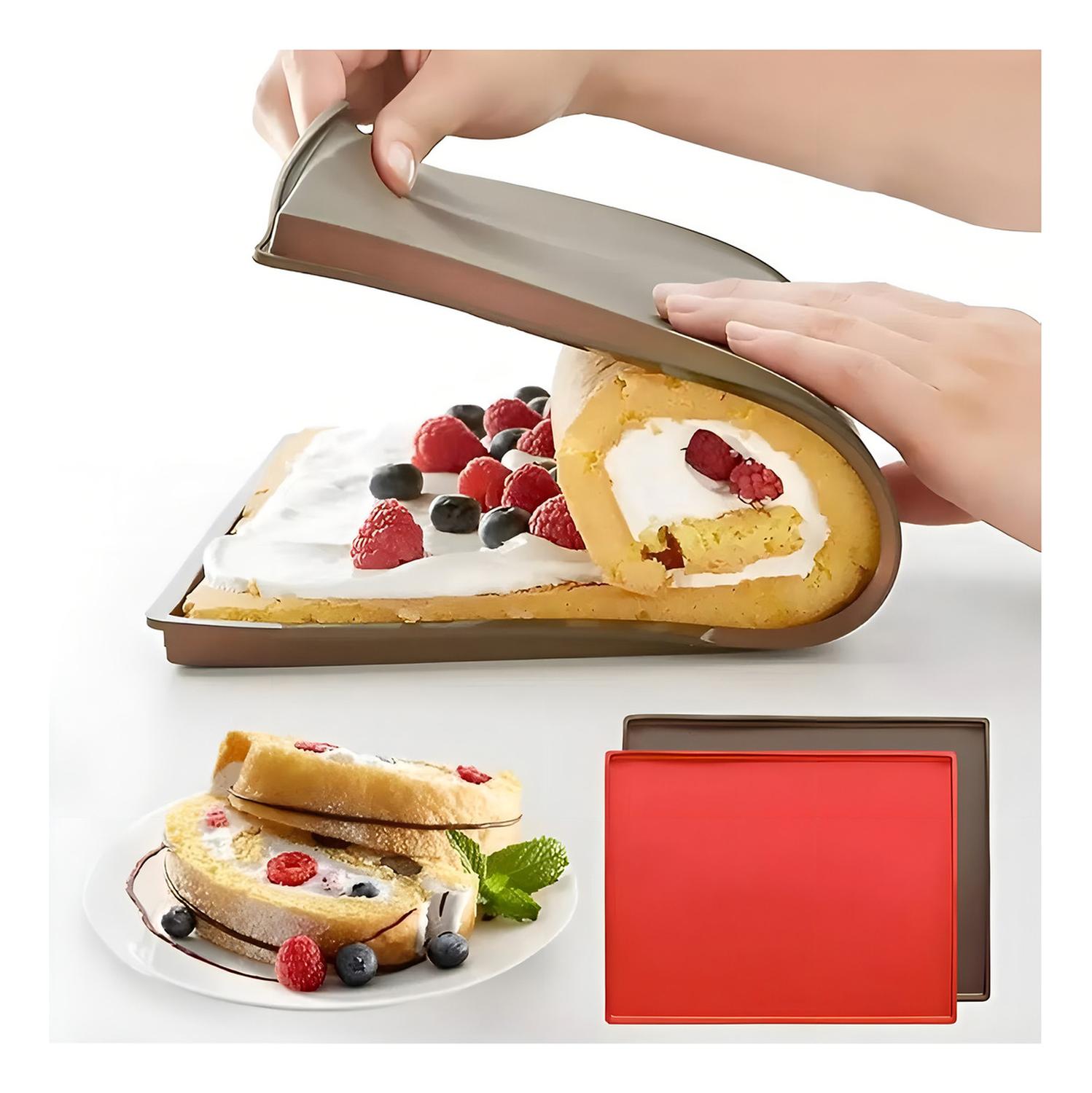 X2 SILPAT TAPETE DE SILICONA PARA HORNEAR BRAZO DE REINA 30CM LAMINA SILPAT ANTIADHERENTE REPOSTERIA - 4