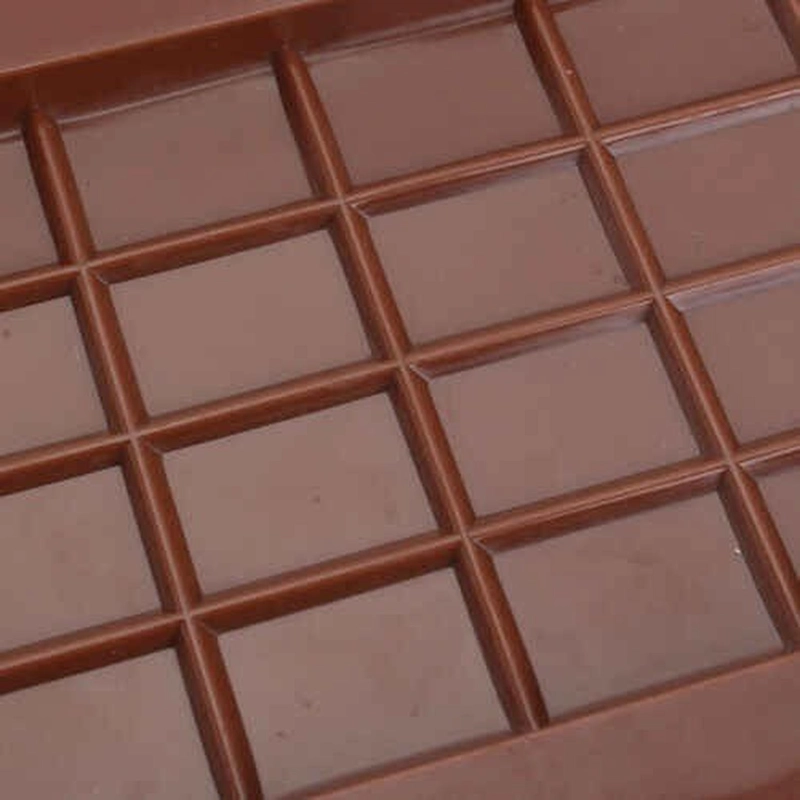 PACK X6 MOLDES DE CHOCOLATE BARRA DE CHOCOLATE SILICONA BORDO - 9
