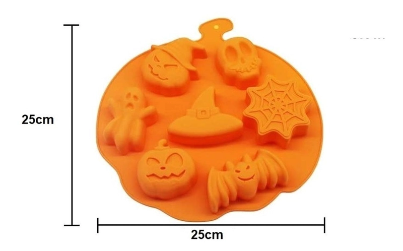 MOLDES HALLOWEEN MOLDES SILICONA HALLOWEEN MOLDE CALABAZA 7 - 3