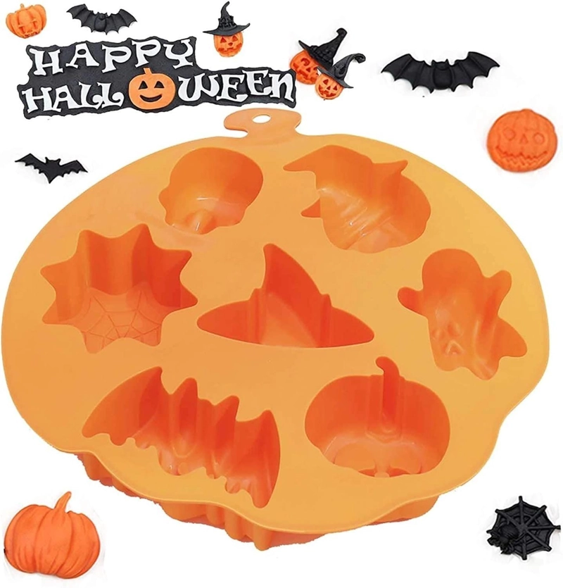 MOLDES HALLOWEEN MOLDES SILICONA HALLOWEEN MOLDE CALABAZA 7 - 5
