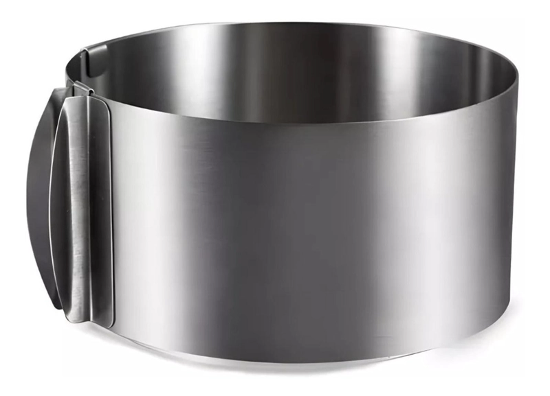 MOLDE DE TORTA MOLDES PARA TORTAS ANILLO REDONDO AJUSTABLE - 8