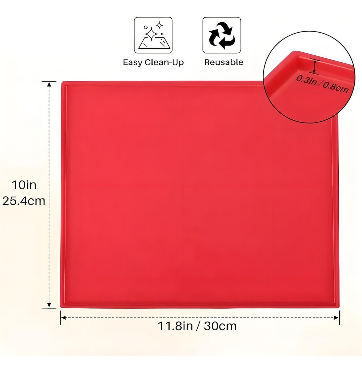 X4 SILPAT TAPETE DE SILICONA PARA HORNEAR BRAZO DE REINA 30C LAMINA SILPAT ANTIADHERENTE REPOSTERIA - 5