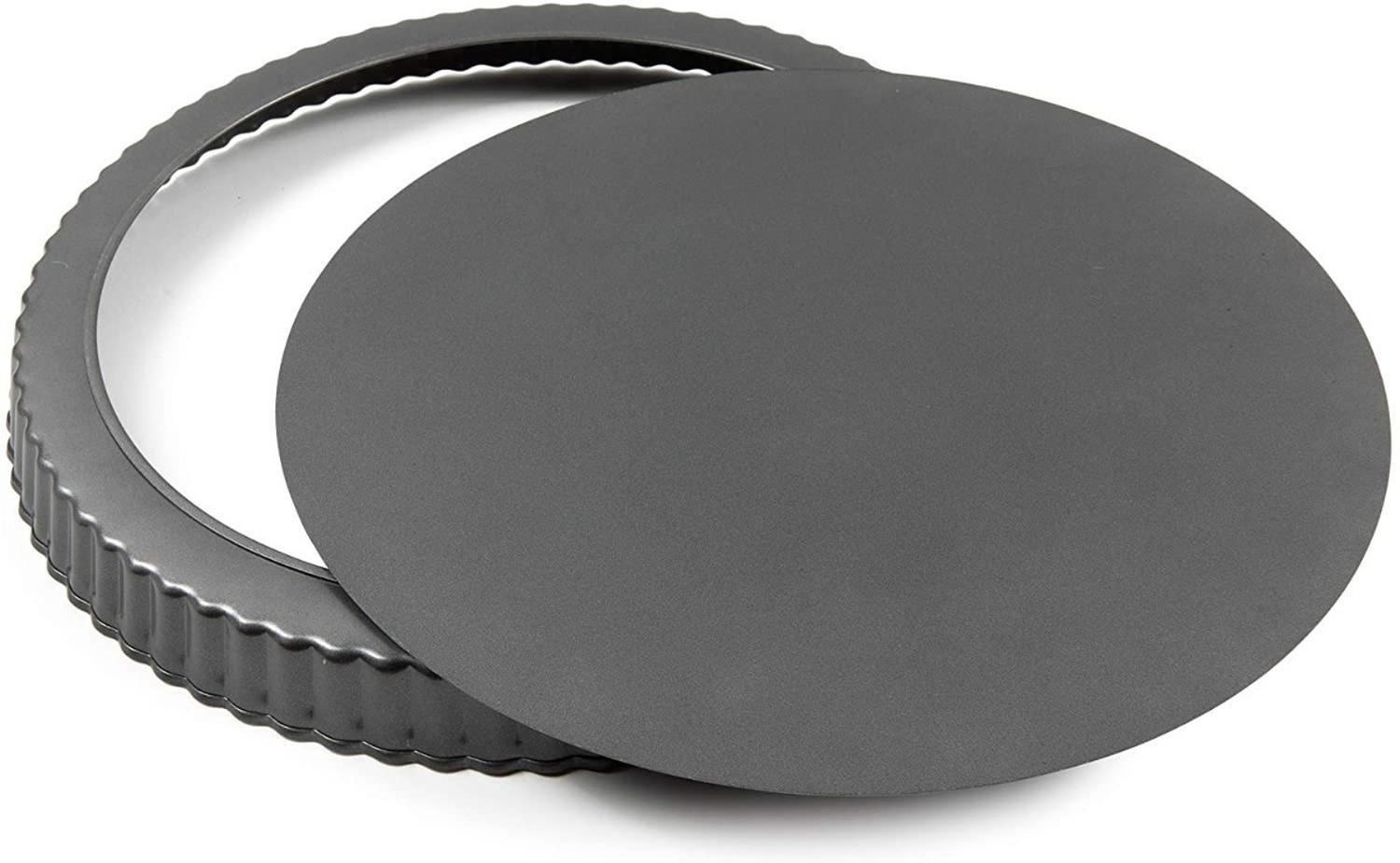 PACK X2 MOLDE DESMONTABLE MOLDES DESMONTABLES TARTALETA 32CM GRIS - 6