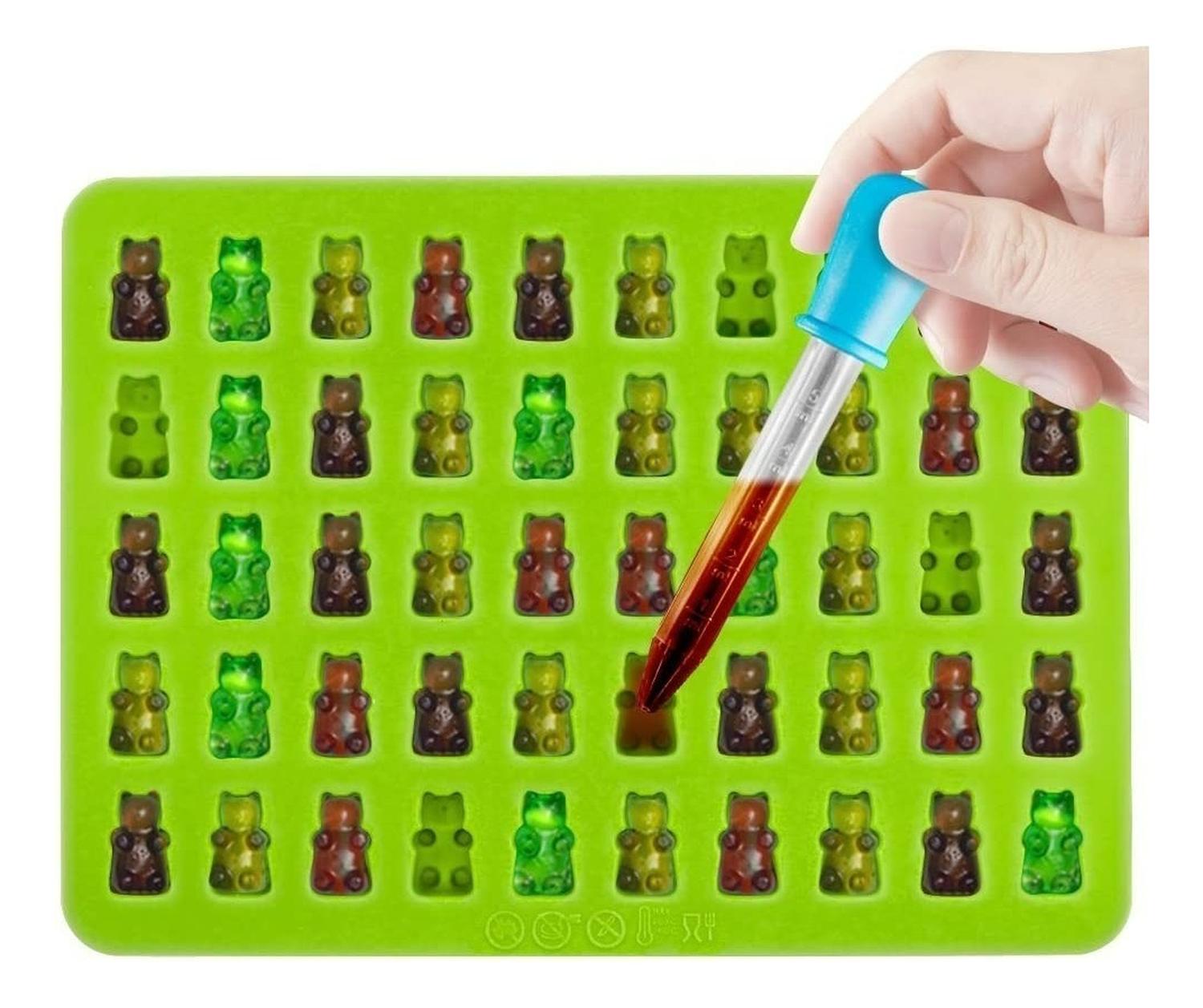 MOLDE DE SILICONA OSITOS MOLDES SILICONA REPOSTERIA 50 OSITO MULTICOLOR-146366 - 5