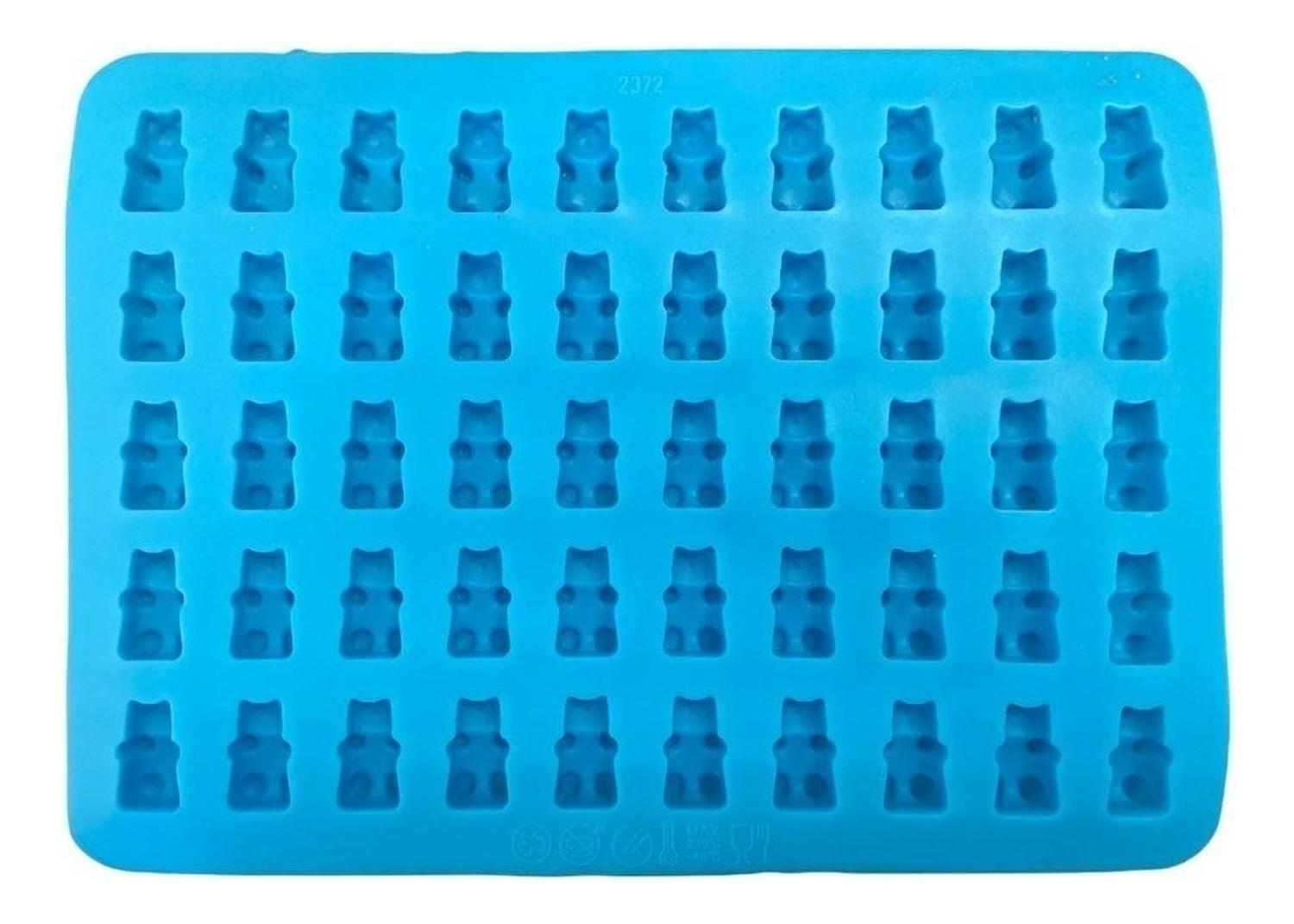 MOLDE DE SILICONA OSITOS MOLDES SILICONA REPOSTERIA 50 OSITO MULTICOLOR-146366 - 8