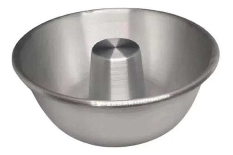 MOLDE TORTA MOLDE QUEQUE REDONDO MOLDE ALUMINIO FLANERA 20CM GRIS CLARO - 8