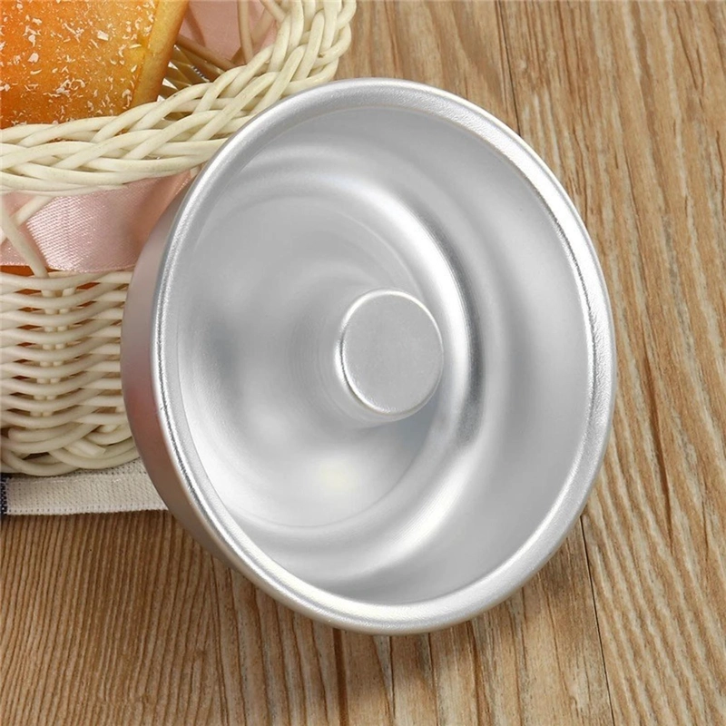 MOLDE TORTA MOLDE QUEQUE REDONDO MOLDE ALUMINIO FLANERA 20CM GRIS CLARO - 9