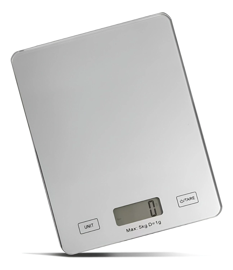 [PLAT-173623] GRAMERA DIGITAL PESA GRAMERA COCINA PESA ALIMENTOS 5KG/0.01G PLATEADO 5 KG - 9