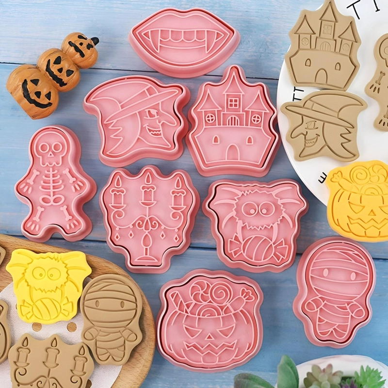 MOLDES GALLETAS HALLOWEEN CORTADORES DE GALLETAS CORTADOR - 7