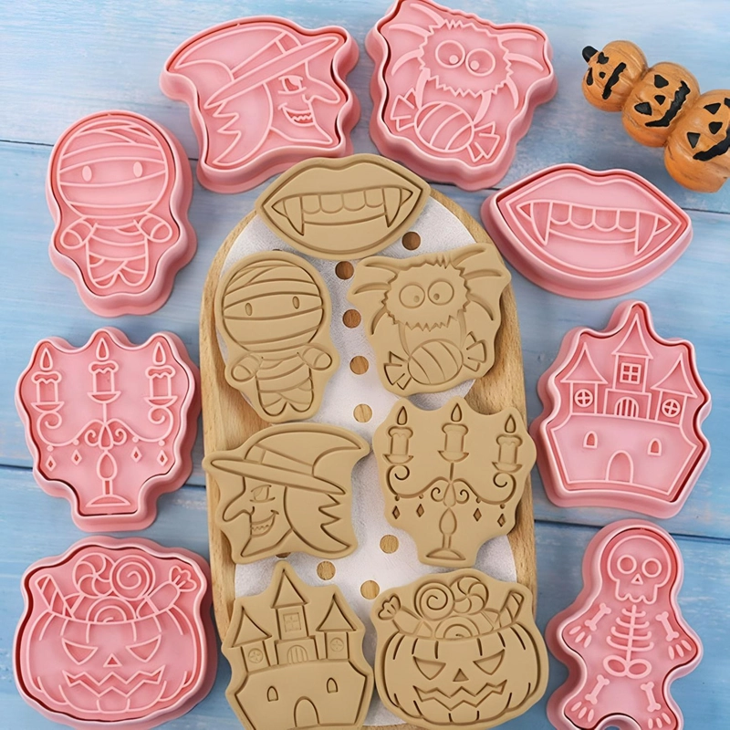 MOLDES GALLETAS HALLOWEEN CORTADORES DE GALLETAS CORTADOR - 8