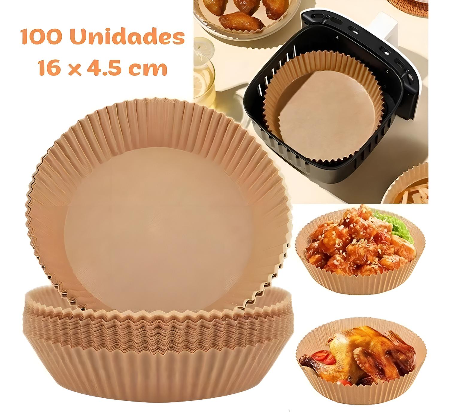 PACK 200 PAPEL PARA FREIDORA AIR FRYER FORRO ANTIHADERENTE - 6