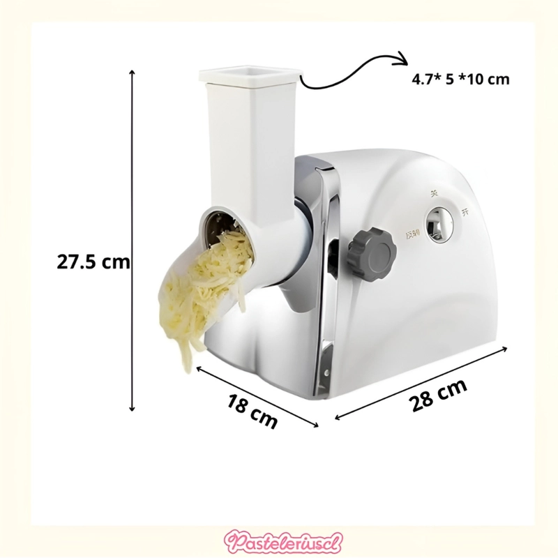 RALLADOR QUESO GIRATORIO RALLADOR ELE CTRICO PARA FRUTAS Y VERDURAS 300W RALLADOR QUESO ELECTRICO - 3
