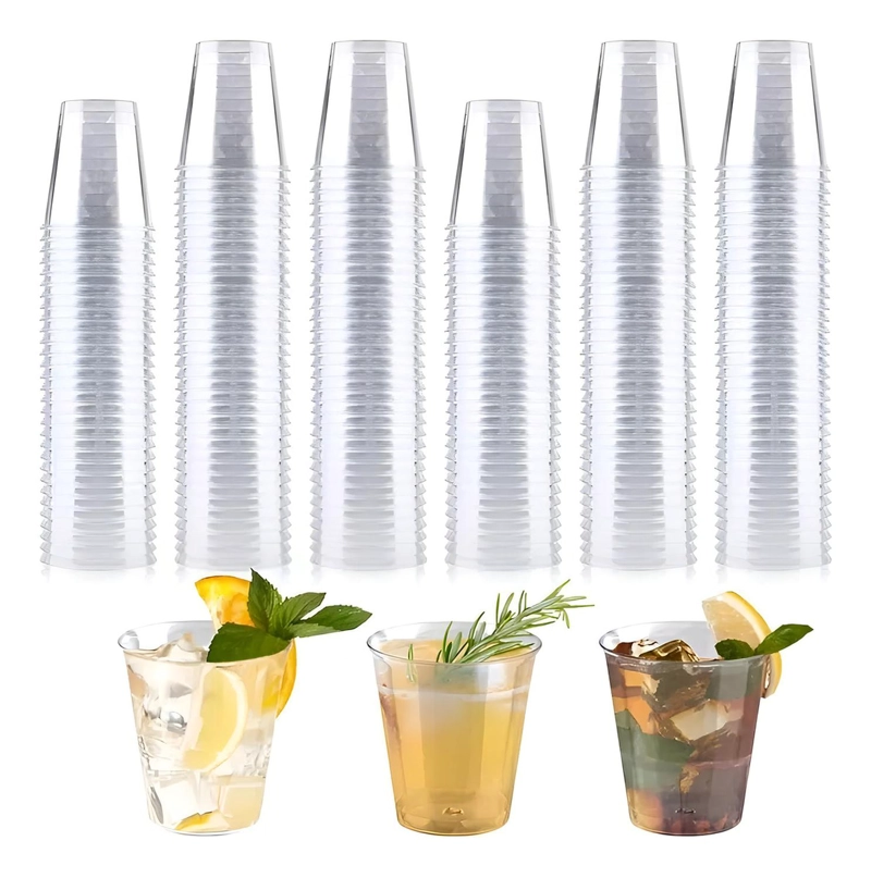 200 VASOS PLASTICOS VASOS POSTRE VASOS ACRILICOS POSTRES 2OZ - 1