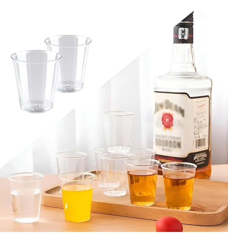 200 VASOS PLASTICOS VASOS POSTRE VASOS ACRILICOS POSTRES 2OZ - 2