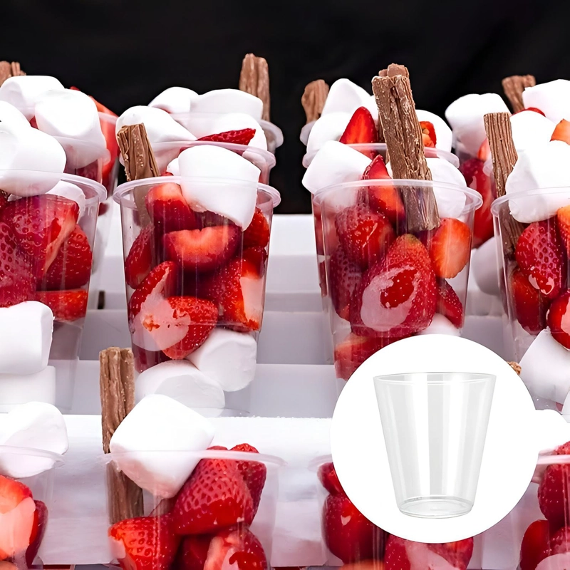 200 VASOS PLASTICOS VASOS POSTRE VASOS ACRILICOS POSTRES 2OZ - 9