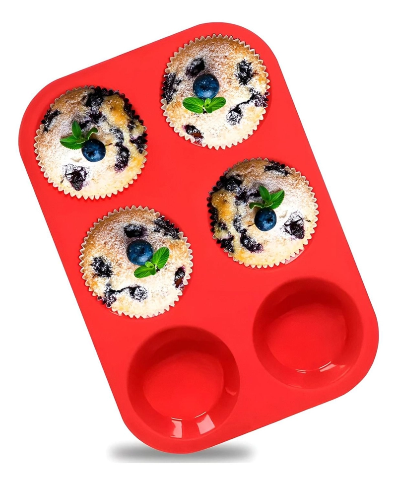 MOLDES SILICONA MOLDES CUPCAKE MOLDE MUFFIN MOLDES MAGDALENA MULTICOLOR - 1