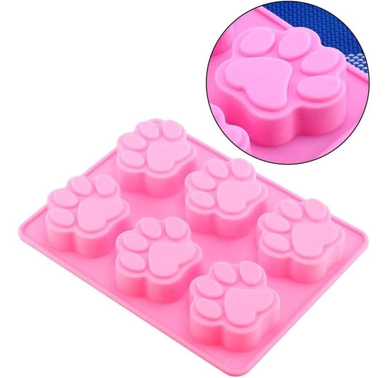 MOLDE SILICONA HUELLA MOLDES DE SILICONA MASCOTA PATA 6CAV - 5