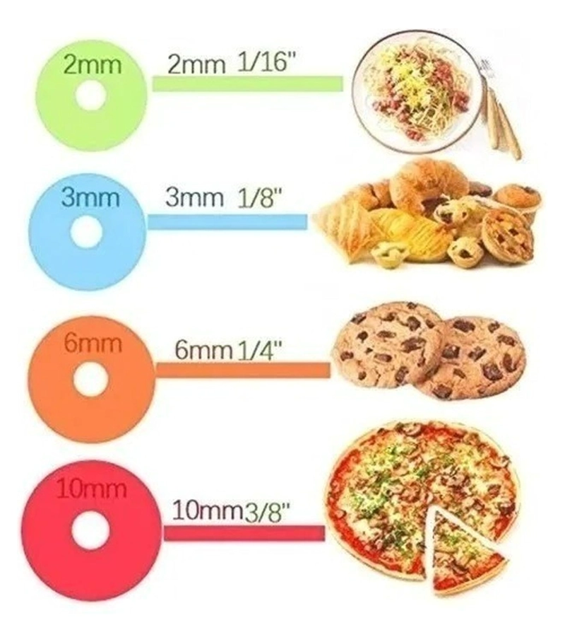 PACK 2 USLERO ACERO INOXIDABLE USLERO AJUSTABLE FONDANT 45CM PLATEADO X2 USLERO AJUSTABLE 45CM - 5
