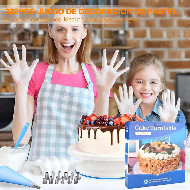 SET REPOSTERIA KIT PASTELERIA SET DE REPOSTERIA 322PCS - 6