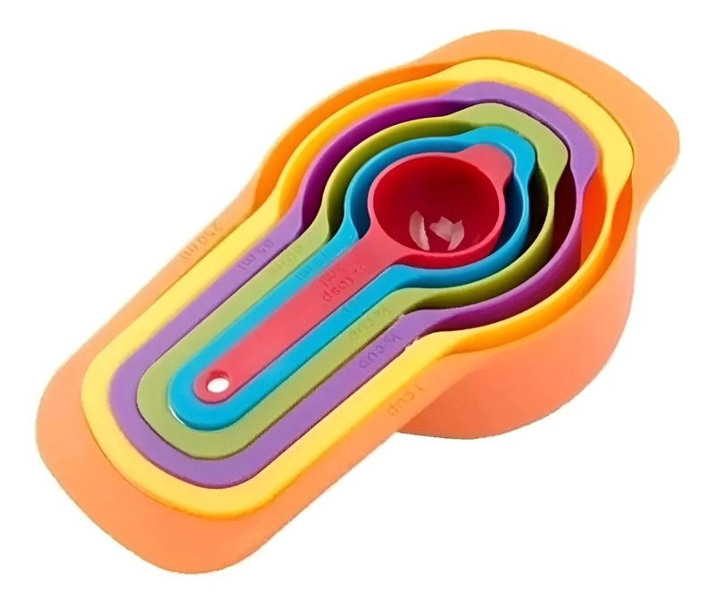 CUCHARAS TAZAS MEDIDORAS CUCHARAS MEDIDORAS PLASTICO COLORES - 1