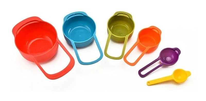 CUCHARAS TAZAS MEDIDORAS CUCHARAS MEDIDORAS PLASTICO COLORES - 2