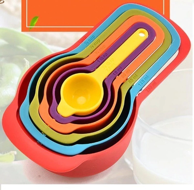 CUCHARAS TAZAS MEDIDORAS CUCHARAS MEDIDORAS PLASTICO COLORES - 4